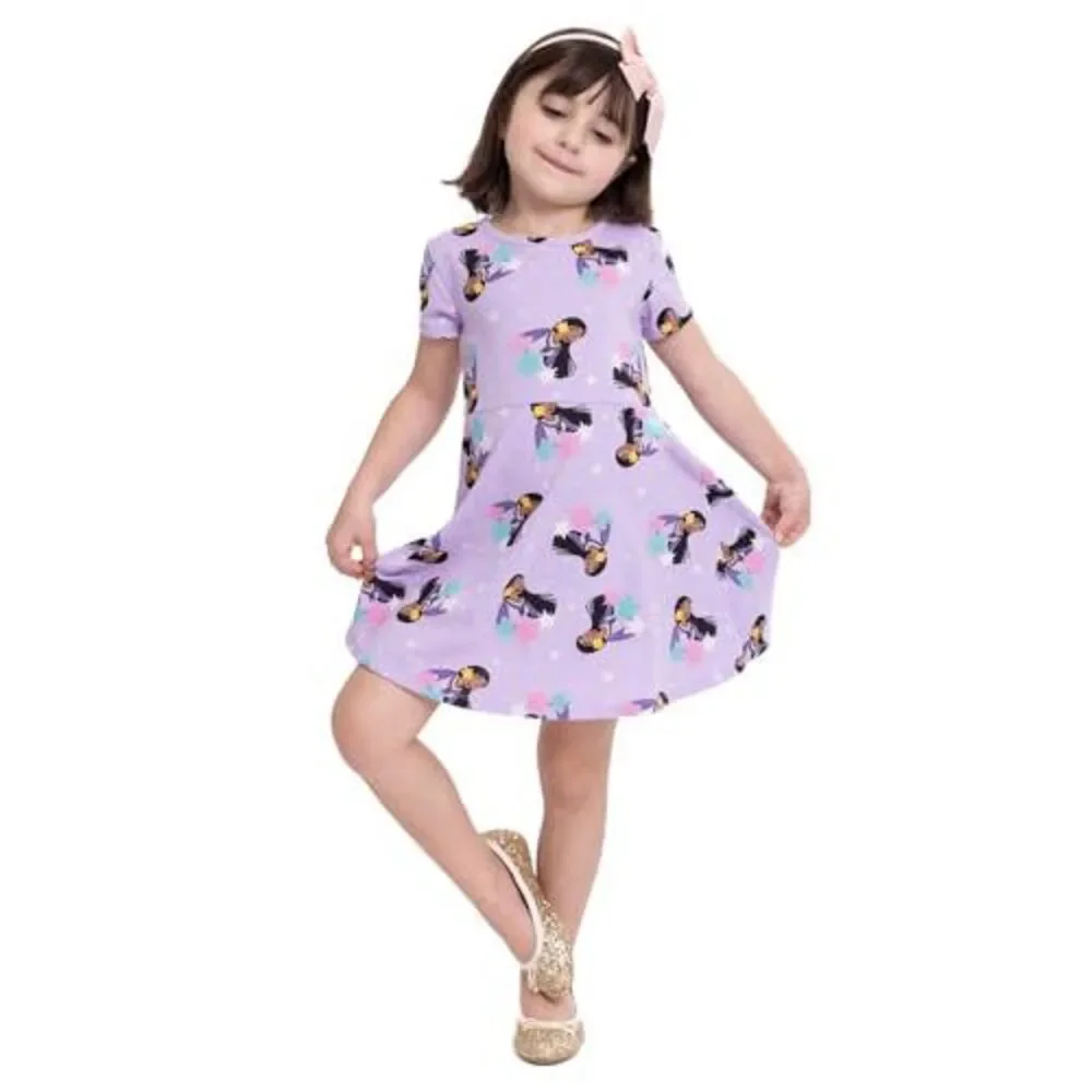 Disney Wish Toddler Girl Print Skater Dress, Sizes 2T-4T